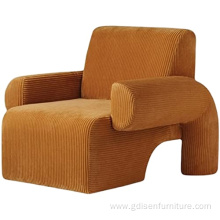 Fabric lounge chair for living room